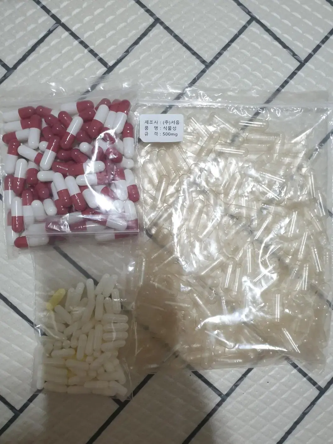 서흥 식물성 공캡슐 500mg + 일반 공캡슐